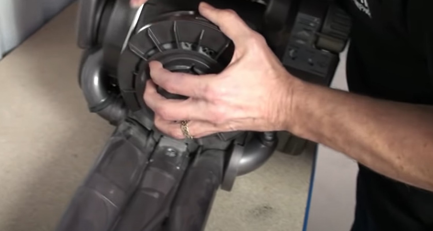 dyson motor exhaust tilter cover